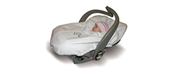 Infant car seat cover