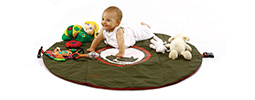 Baby play mat bag