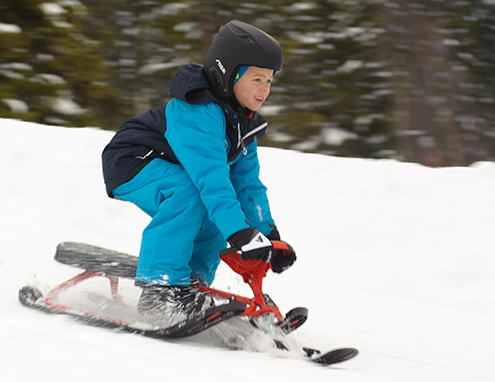 зимна шейна с кормило и здрава стоманена конструкция STIGA Snowracer ULTIMATE PRO